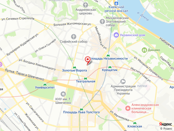 неподалёку от Театральная